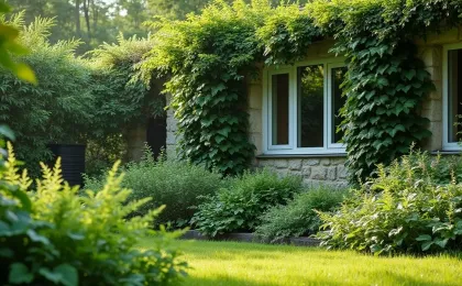 Pflanzen für die Nordseite: Beete an Hauswand und Zaun