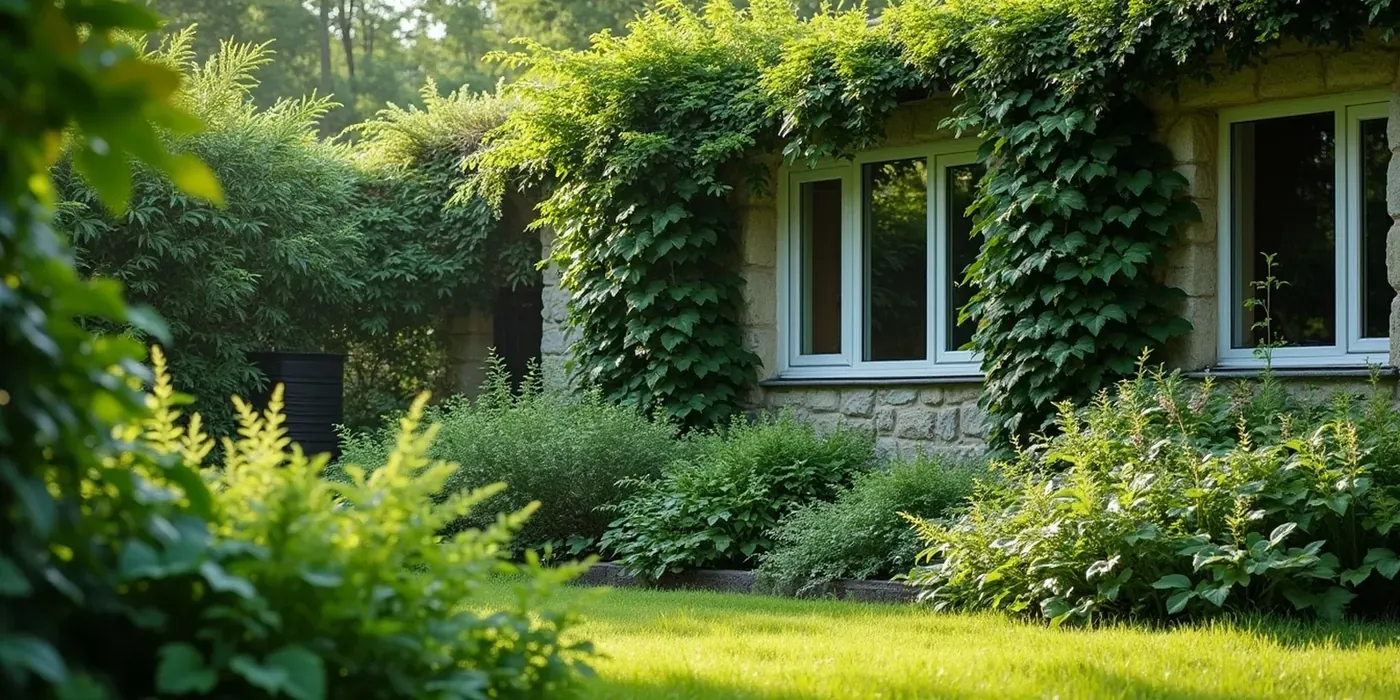 Pflanzen für die Nordseite: Beete an Hauswand und Zaun