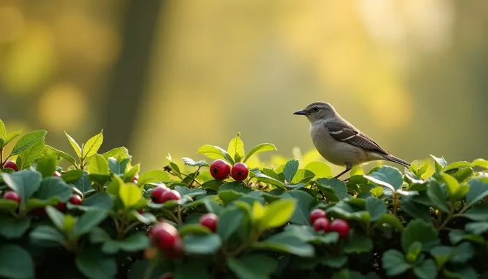 Pflanzen für Vögel: Beeren, Samen und Deckung im Naturgarten