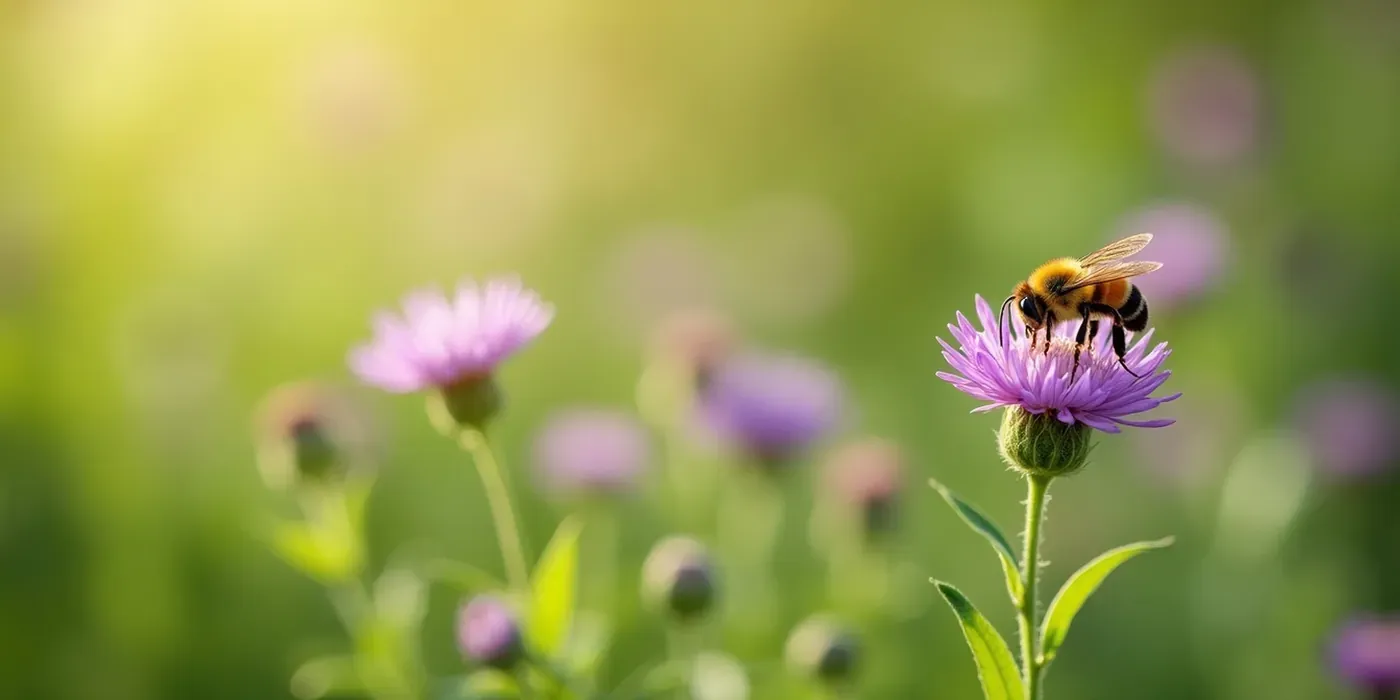 Pflanzen für Wildbienen: Nahrung und Nistplätze im Garten