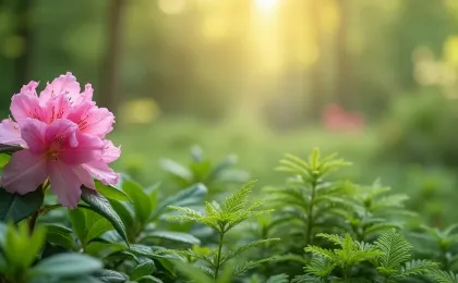 Welche Pflanzen passen zu Rhododendron?