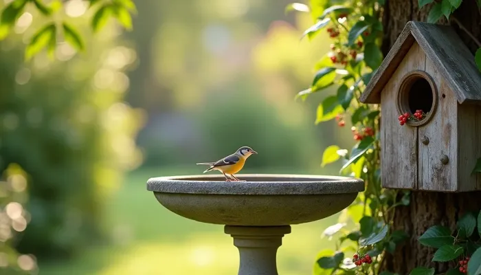 Vogelfreundlichen Garten gestalten: Futter, Wasser und Nistplätze